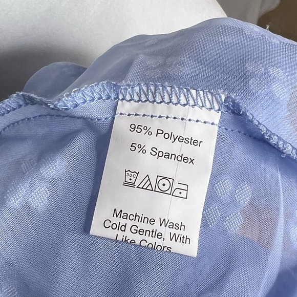 SHEIN Blue Blouse - Picture 4 of 4